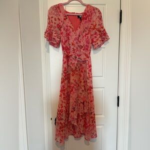 DKNY high low floral dress
